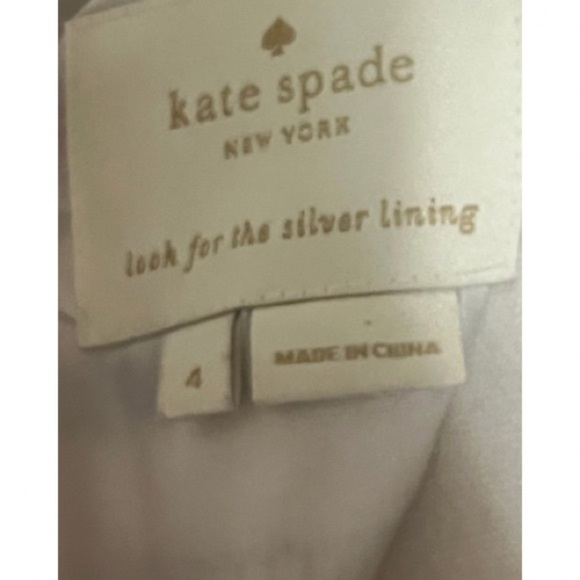 Kate Spade New York Flights of Fancy ribbon jacquard dress NWOT SZ 4 $428.00 - Picture 6 of 8